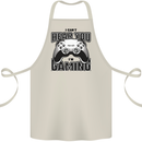 I Can't Hear You Im Gaming Funny Gamer Cotton Apron 100% Organic Natural
