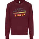 I Don't Get Older Funny Gaming Gamer Birthday Kids Sweatshirt Jumper Maroon