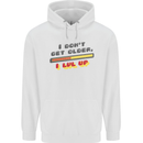 I Don't Get Older Funny Gaming Gamer Birthday Mens 80% Cotton Hoodie White