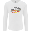 I Don't Get Older Funny Gaming Gamer Birthday Mens Long Sleeve T-Shirt White