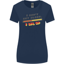 I Don't Get Older Funny Gaming Gamer Birthday Womens Wider Cut T-Shirt Navy Blue