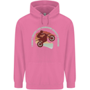 I Dont Crash Funny Motocross Biker Xmoto Childrens Kids Hoodie Azalea