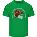 I Dont Crash Funny Motocross Biker Xmoto Kids T-Shirt Childrens Irish Green