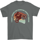 I Dont Crash Funny Motocross Biker Xmoto Mens T-Shirt 100% Cotton Charcoal