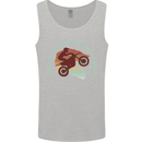 I Dont Crash Funny Motocross Biker Xmoto Mens Vest Tank Top Sports Grey