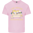I Have Plans With My Cat in the Garden Gardening Kids T-Shirt Childrens Light Pink