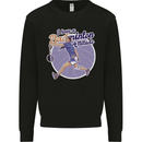 I Have a Badminton Attitude Funny Mens Sweatshirt Jumper Black