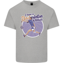 I Have a Badminton Attitude Mens Cotton T-Shirt Tee Top Sports Grey