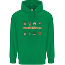I Just Wet My Plants Funny Gardening House Mens 80% Cotton Hoodie Irish Green