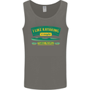 I Like Kayaking & 3 People Funny Kayak Mens Vest Tank Top Charcoal