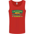 I Like Kayaking & 3 People Funny Kayak Mens Vest Tank Top Red