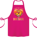 I Love My Little Dragon Bearded Dragon Cotton Apron 100% Organic Pink