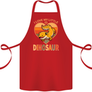 I Love My Little Dragon Bearded Dragon Cotton Apron 100% Organic Red
