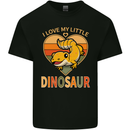 I Love My Little Dragon Bearded Dragon Mens Cotton T-Shirt Tee Top Black