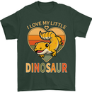 I Love My Little Dragon Bearded Dragon Mens T-Shirt 100% Cotton Forest Green