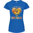 I Love My Little Dragon Bearded Dragon Womens Petite Cut T-Shirt Royal Blue