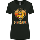 I Love My Little Dragon Bearded Dragon Womens Wider Cut T-Shirt Black