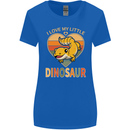 I Love My Little Dragon Bearded Dragon Womens Wider Cut T-Shirt Royal Blue