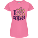 I Love Science Physics Chemistry Biology Geek Womens Petite Cut T-Shirt Azalea