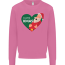 I Love Xmas Santa Claus Christmas Mens Sweatshirt Jumper Azalea