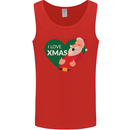 I Love Xmas Santa Claus Christmas Mens Vest Tank Top Red