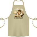 I Read Books & Know Things Bookworm Rabbit Cotton Apron 100% Organic Khaki