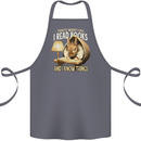 I Read Books & Know Things Bookworm Rabbit Cotton Apron 100% Organic Steel