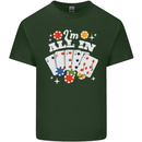 I'm All In Poker Mens Cotton T-Shirt Tee Top Forest Green