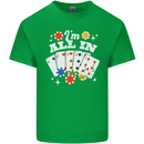 I'm All In Poker Mens Cotton T-Shirt Tee Top Irish Green