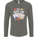 I'm All In Poker Mens Long Sleeve T-Shirt Charcoal