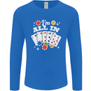 I'm All In Poker Mens Long Sleeve T-Shirt Royal Blue