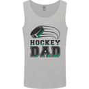 Ice Hockey Dad Fathers Day Mens Vest Tank Top Sports Grey