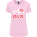 Ice Hockey Mom Mothers Day Womens Wider Cut T-Shirt Light Pink