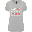 Ice Hockey Mom Mothers Day Womens Wider Cut T-Shirt Sports Grey