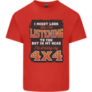 In My Head I'm Driving My 4X4 Off Roading Kids T-Shirt Childrens Red