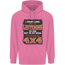 In My Head I'm Driving My 4X4 Off Roading Mens 80% Cotton Hoodie Azelea
