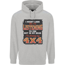 In My Head I'm Driving My 4X4 Off Roading Mens 80% Cotton Hoodie Sports Grey