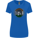 India Bodybuilding Flag Gym Training Indian Womens Wider Cut T-Shirt Royal Blue