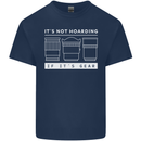 It's Not Hoarding if its Photography Photographer Kids T-Shirt Childrens Navy Blue