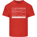 It's Not Hoarding if its Photography Photographer Kids T-Shirt Childrens Red