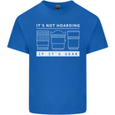 It's Not Hoarding if its Photography Photographer Kids T-Shirt Childrens Royal Blue