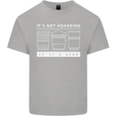 It's Not Hoarding if its Photography Photographer Kids T-Shirt Childrens Sports Grey