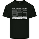 It's Not Hoarding if its Photography Photographer Mens Cotton T-Shirt Tee Top Black