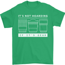 It's Not Hoarding if its Photography Photographer Mens T-Shirt 100% Cotton Irish Green