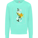 Japanese Flowers Quote Japan Change Kids Sweatshirt Jumper Peppermint