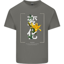 Japanese Flowers Quote Japan Change Kids T-Shirt Childrens Charcoal