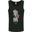 Japanese Flowers Quote Japan Love Mens Vest Tank Top Black