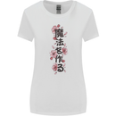 Japanese Flowers Quote Japan Womens Wider Cut T-Shirt White