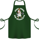 Jesus Deadlift Funny Gym Bodybuilding Training Cotton Apron 100% Organic Forest Green