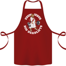 Jesus Deadlift Funny Gym Bodybuilding Training Cotton Apron 100% Organic Maroon